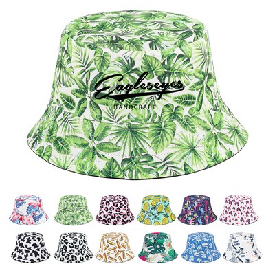 Sublimated Unstructured Bucket Hat