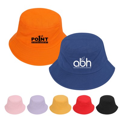 Cotton Twill Fisherman Bucket Hat