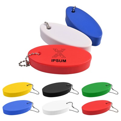 Oval Soft Floater Keychain