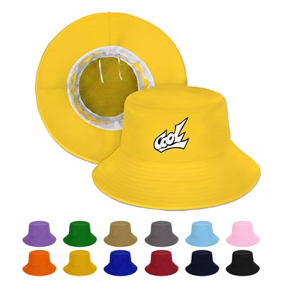 Wide Brim Sun Bucket Hat